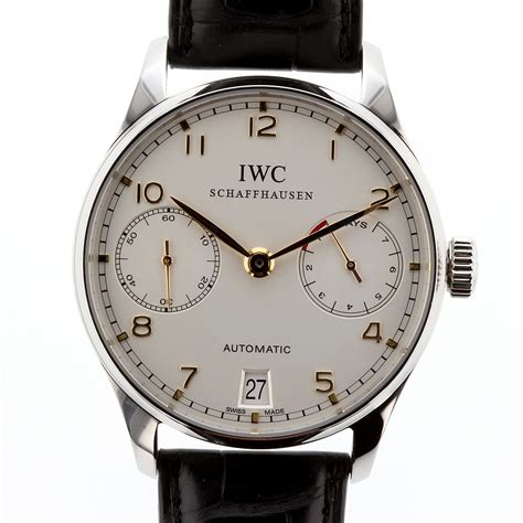 iwc 7 days power reserve sul polso|IWC portugieser automatic.